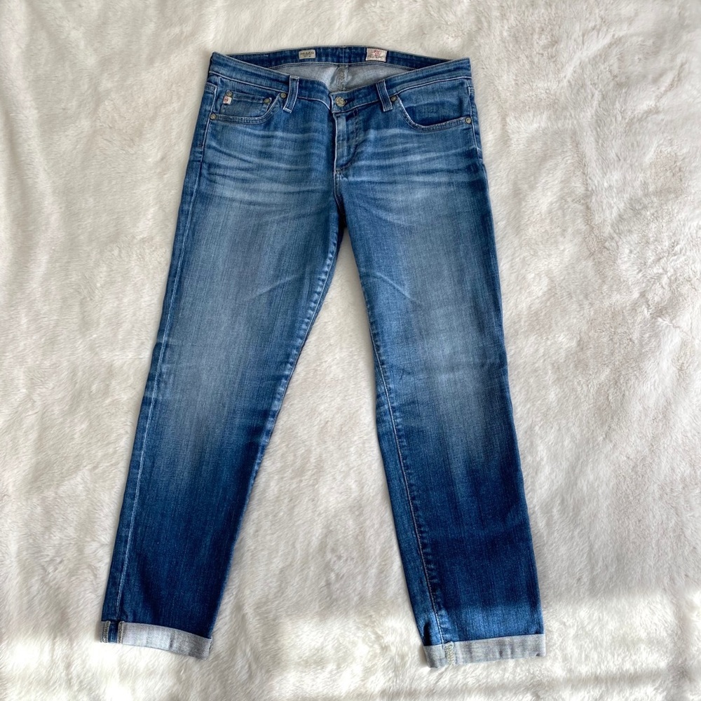 AG Jeans: slit roll-up/ cigarette roll-up
